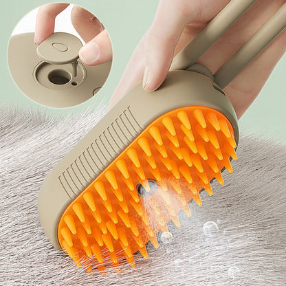 Cat/Dog Steam Brush Steamy 3 In 1