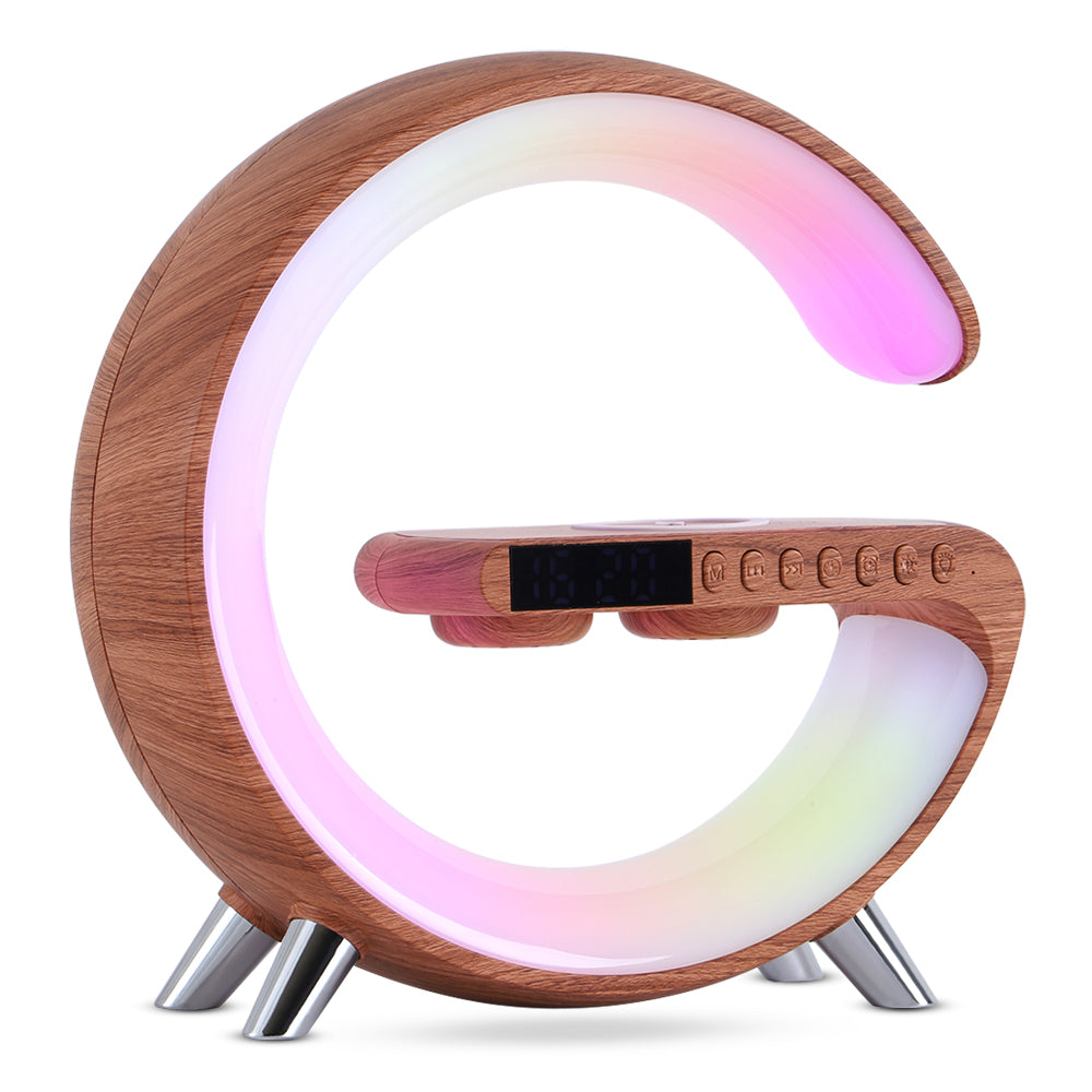 Shaped LED Lamp Bluetooth Speake Wireless Charger