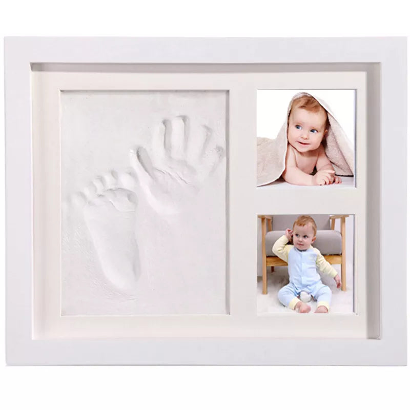 Baby Hand Foot Print Photo Frame with Mold Clay