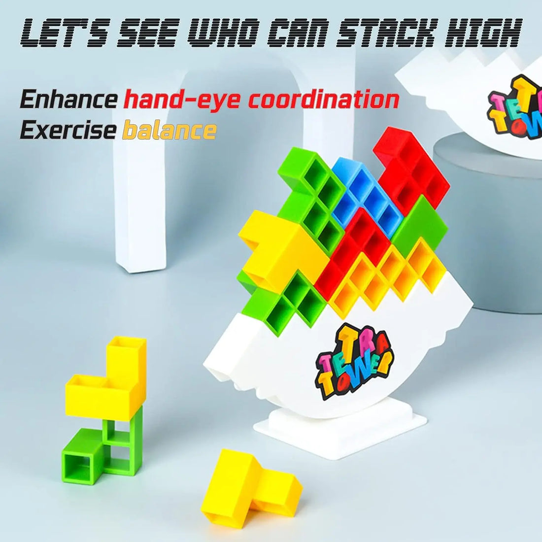 Stacking Blocks Tetra Tower Balance Game