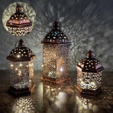 Metal Iron Night Lantern Style Moroccan