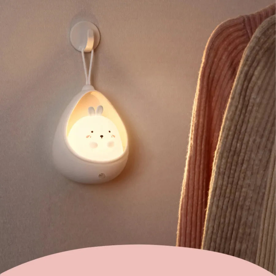 Night Light with Sensor Control cute animal Human Induction lamp