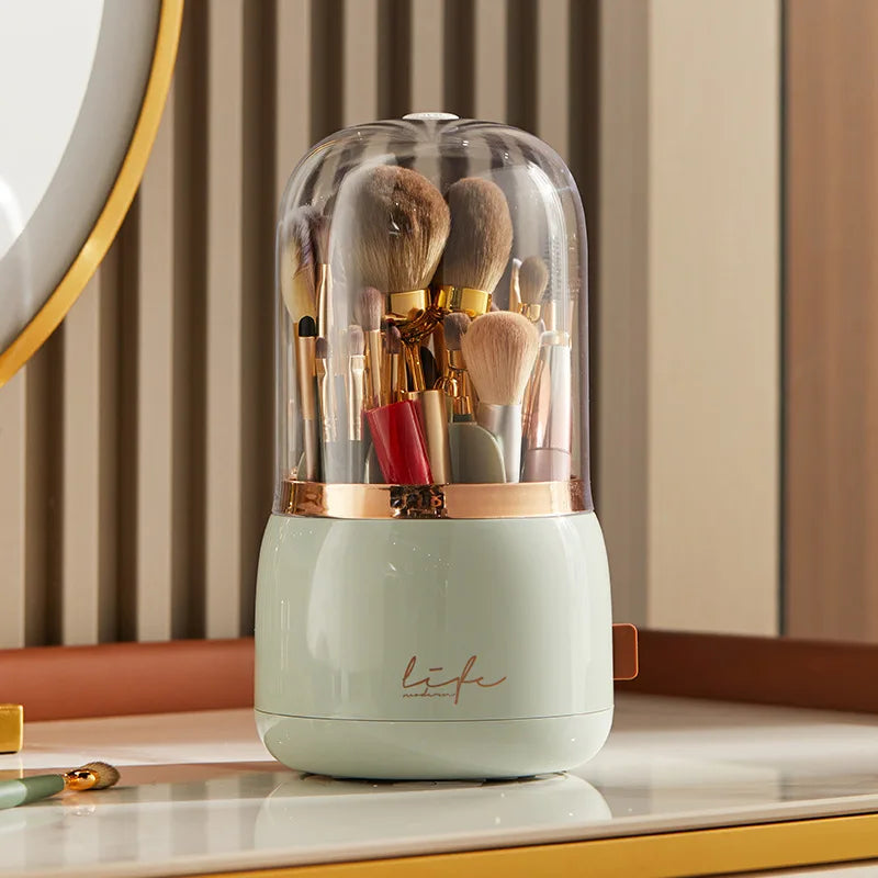 Multi-functional light luxury makeup brush storage bucket