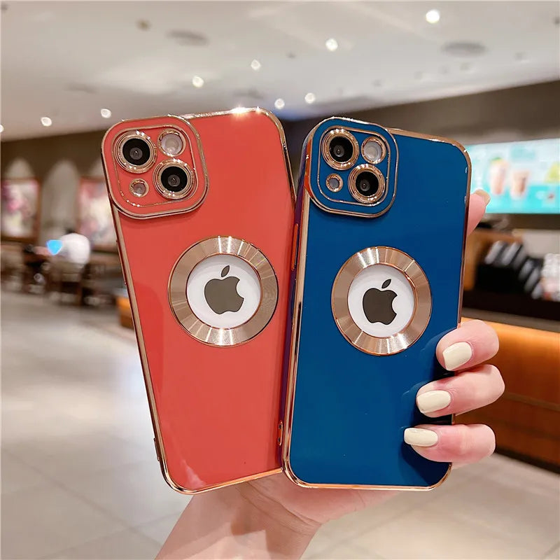 Luxury Plating Shockproof Case For iPhone 15 14 13