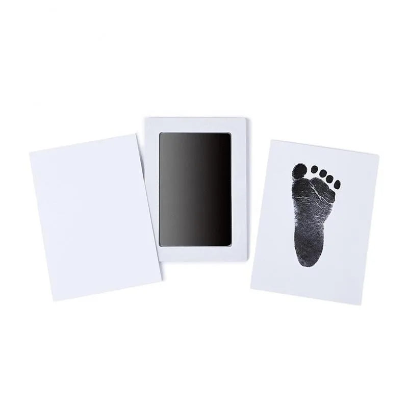 Newborn Baby DIY Hand And Footprint Kit Ink Pads Photo Frame Handprint Toddlers