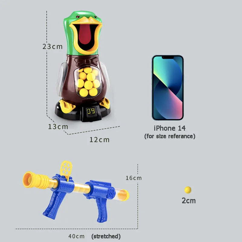 Hungry Shooting Duck Toys 98K Pistol Air-powered Gun