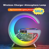 Shaped LED Lamp Bluetooth Speake Wireless Charger