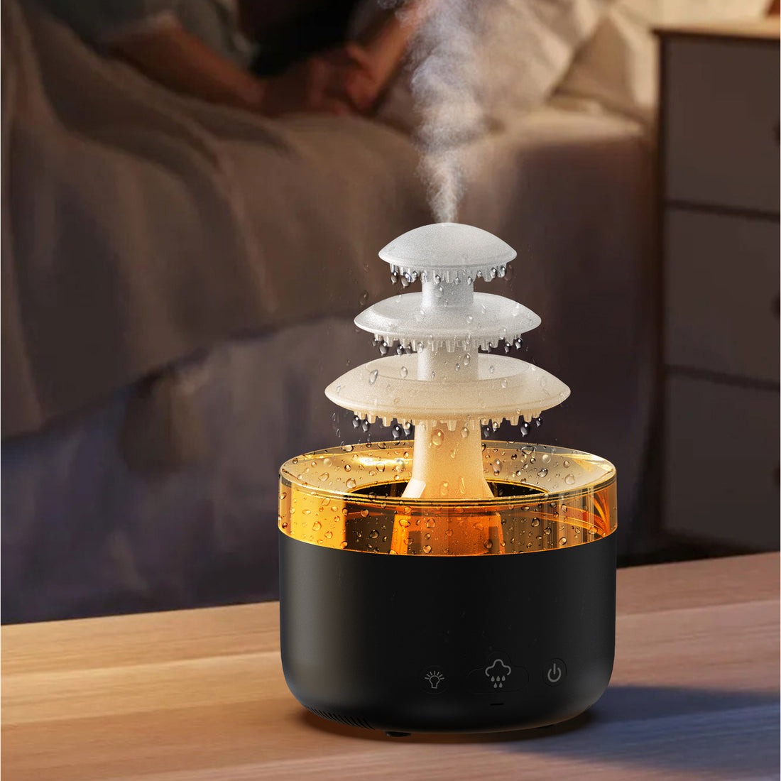 Cloud Rain Air Humidifier Essential Oil Aromatherapy Diffuser